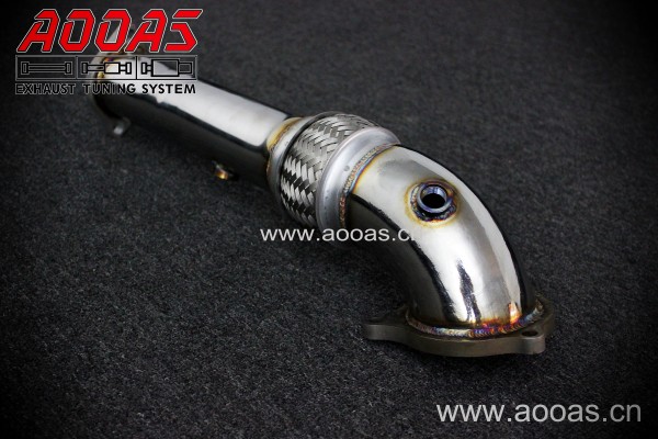 Ford ST All SS304 / Decat (Catless) Downpipe